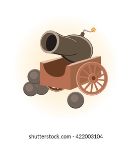 vector illustration gun icon