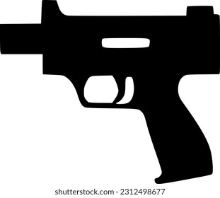 ilustración vectorial de forma de arma
