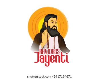 vector illustration of Guru Ravidass Jayanti