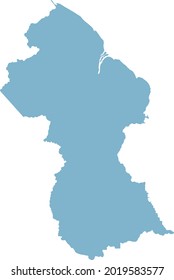 vector illustration of Guyana map