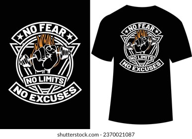 Vector illustration for gym or fitness t shirt design