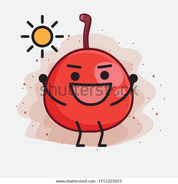 分離型背景にハックベリーの果実のキャラクターとかわいい顔 手と脚のラインアートのベクターイラスト 漫画の落書き風 のベクター画像素材 ロイヤリティフリー 分離型背景にハックベリーの果実のキャラクターとかわいい顔 手と脚のラインアートのベクターイラスト 漫画の落書き風 のベクター画像素材 ロイヤリティフリー