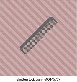 Vector illustration of Hair Comb icon or symbol
