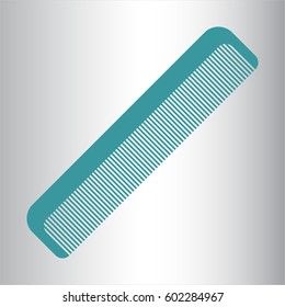 Vector illustration of Hair Comb symbol
