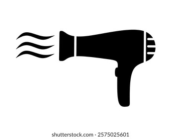 vector illustration of hair dryer with trendy design