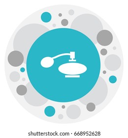Vector Illustration Of Hairdresser Symbol On Vial Icon. Premium Quality Isolated Fragrance Element In Trendy Flat Style.