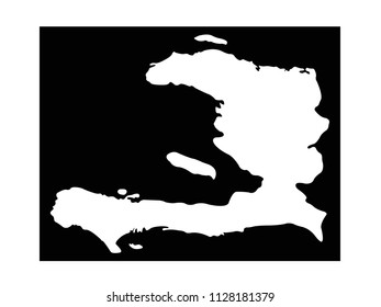 vector illustration of Haiti map