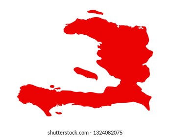 vector illustration of Haiti map