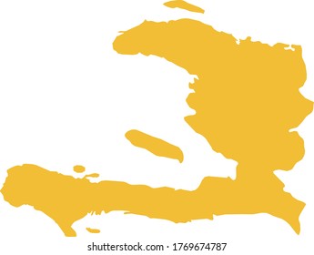 ilustración vectorial del mapa de Haití