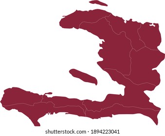 vector illustration of Haiti map