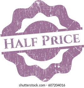 ilustración vectorial del precinto de textura de hule de goma de medio precio
