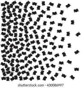 Vector illustration of Halftone books