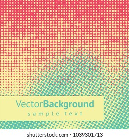 Vector illustration. Halftone effect vector background. Vector Halftone Texture