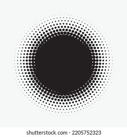 Vector Illustration Halftone Effect Vector Background Stock Vector ...