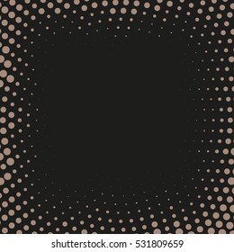 Vector illustration. Halftone effect vector background. Vector Halftone Texture