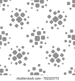 Vector illustration. Halftone geometric background.