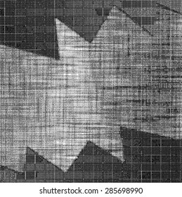 Vector Illustration of Halftone Grange for Design, Website, Background, Banner. Pop Art Dots Element Template for Retro Style Wallpaper. Black and White