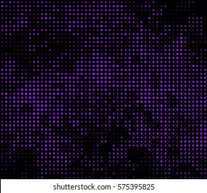 Vector illustration with halftone patterns. Colorful abstract vector background.