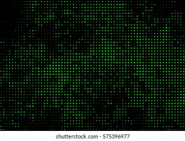 Vector illustration with halftone patterns. Colorful abstract vector background.