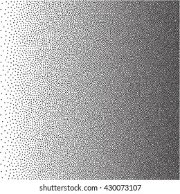 Vector illustration of Halftone squares