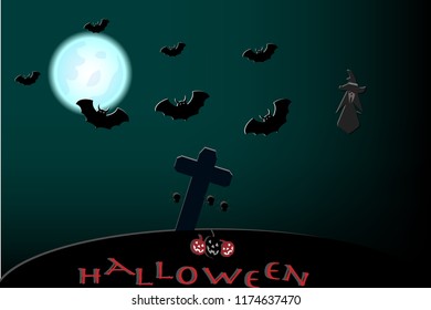 Vector illustration - Halloween 