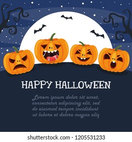 Vector Illustration Of Halloween