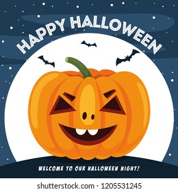 Vector Illustration Of Halloween