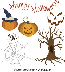 Vector illustration of a Halloween