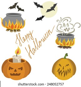 Vector illustration of a Halloween