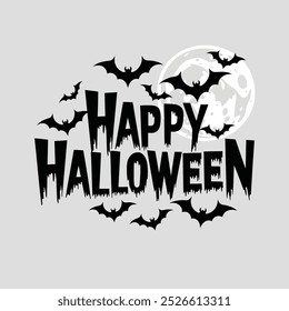 A vector illustration of a halloween