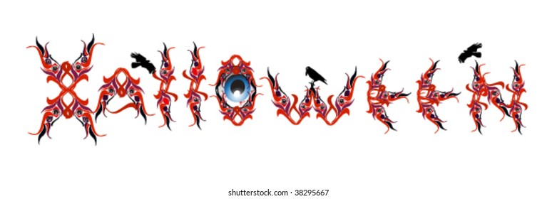 vector illustration of halloween