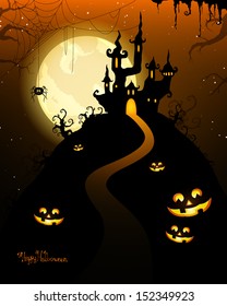 Vector Illustration of a Halloween Background