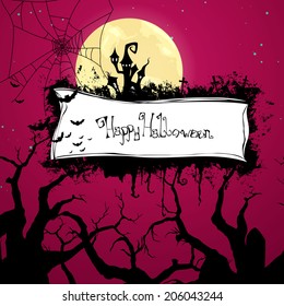 Vector Illustration of a Halloween Background