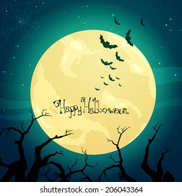 Vector Illustration of a Halloween Background