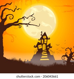 Vector Illustration of a Halloween Background