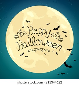 Vector Illustration of a Halloween Background