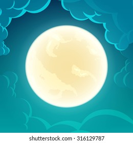 Vector Illustration of a Halloween Background