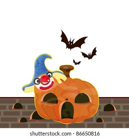 Vector illustration - Halloween background