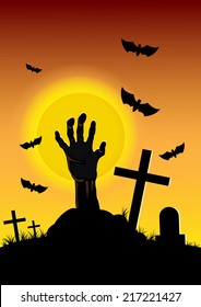 Vector illustration of Halloween celebration