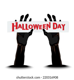 Vector illustration of Halloween celebration 
