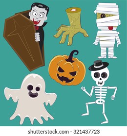 vector illustration of Halloween character