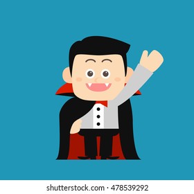 Vector illustration - halloween costume characters
