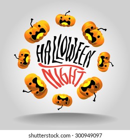 Vector illustration Halloween day