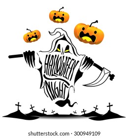 Vector illustration Halloween day