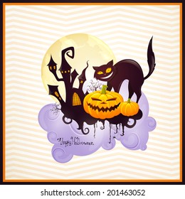 Vector Illustration of a Halloween Design