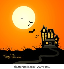 Vector Illustration of a Halloween Design