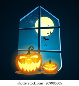 Vector Illustration of a Halloween Design