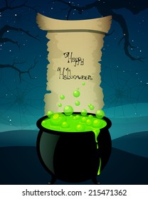 Vector Illustration of a Halloween Design