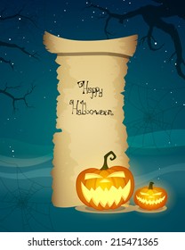 Vector Illustration of a Halloween Design