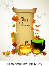 Vector Illustration of a Halloween Design